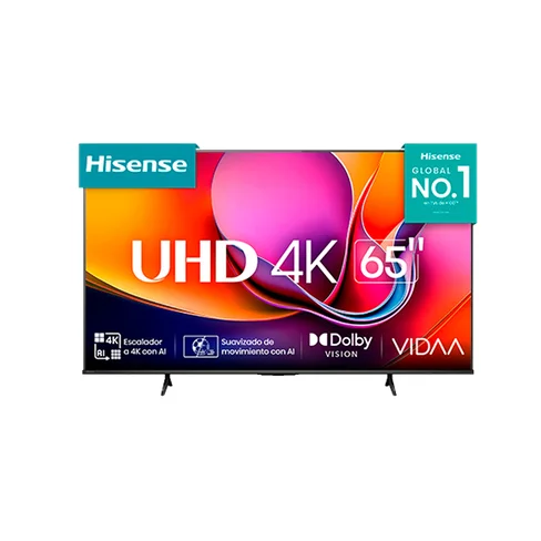 TELEVISOR HISENSE 65" SMART UHD VIDAA 65A6NV