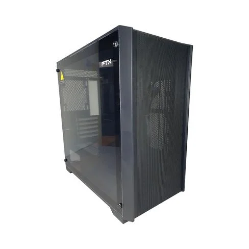 GABINETE GAMER FTX-702BK VIDRIO TEMPLADO ATX/MATX/MITX NEGRO