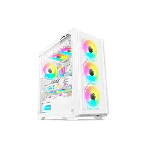 GABINETE GAMER FTX-702BK VIDRIO TEMPLADO ATX/MATX/MITX NEGRO