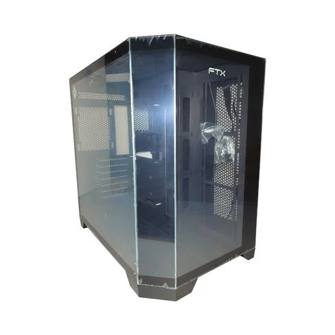 GABINETE GAMER FTX-TANKBK VIDRIO TEMPLADO AQUARIO ATX/MATX/MITX NEGRO