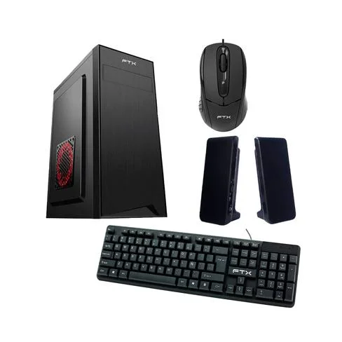 GABINETE KIT FTXC7 C/FUENTE 600W MOUSE+TECL+SPK/ESP MATX/MITX