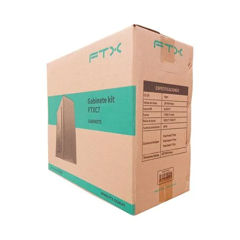 GABINETE KIT FTXC7 C/FUENTE 600W MOUSE+TECL+SPK/ESP MATX/MITX