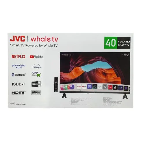TELEVISOR 40" JVC LT-40N5165U FHD OPT/ DIG/ BLUETOOTH/ 3 HDMI/ 2 USB/ RED/ WHALE BORDE INF