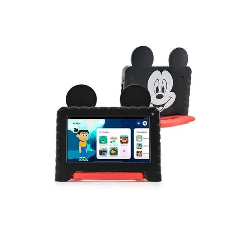 TABLET KID ANDROID MULTILASER NB413 QC/64GB/4G/7"/NEGRO MICKEY DISNEY