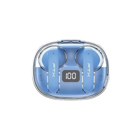 Combo Enamoradísimos SMARTWATCH FTXA10P-SVLB 48MM PLATA/AZUL CLARO + AURI EARPHONE FTX E80-BL BT/MIC/ENC/TOUCH/IPX6 AZUL + VASO TERM IGLOO 950ML MUG ICE DYE C/PAJITA AZUL