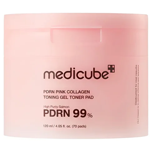 Pads Exfoliantes Medicube Pink PDRN Salmon - 70 unidades