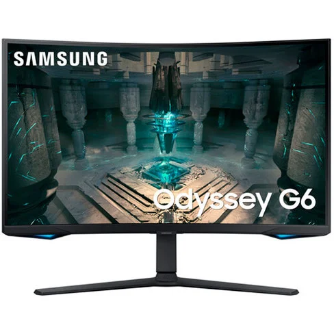 Monitor Gamer Curvo Samsung Odyssey G6 27” QHD 240Hz 1ms 1000R Smart WiFi LS27BG652ENXGO HDMI + DisplayPort