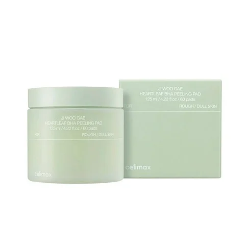 Pads Exfoliantes Celimax Ji Woo Gae Cica BHA Peeling - 60 unidades