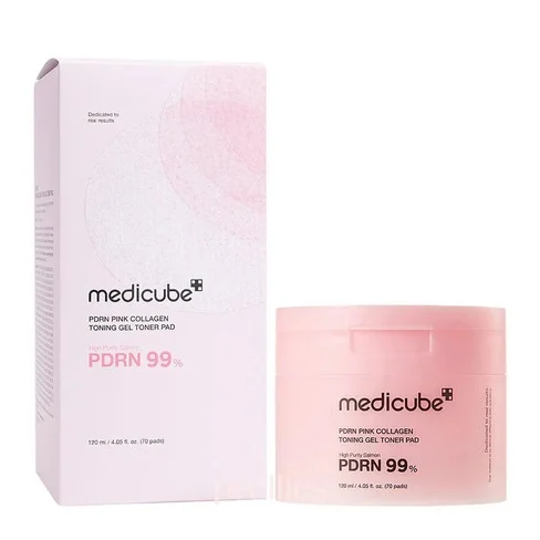 Pads Exfoliantes Medicube Pink PDRN Salmon - 70 unidades