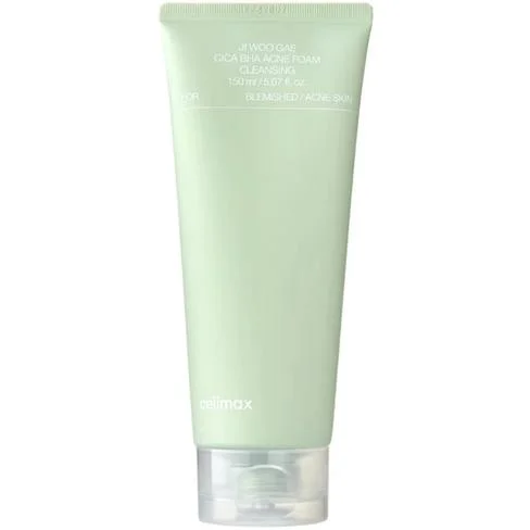 Limpiador Facial Celimax Ji Woo Gae Cica BHA Acne Foam Cleansing - 150 ml