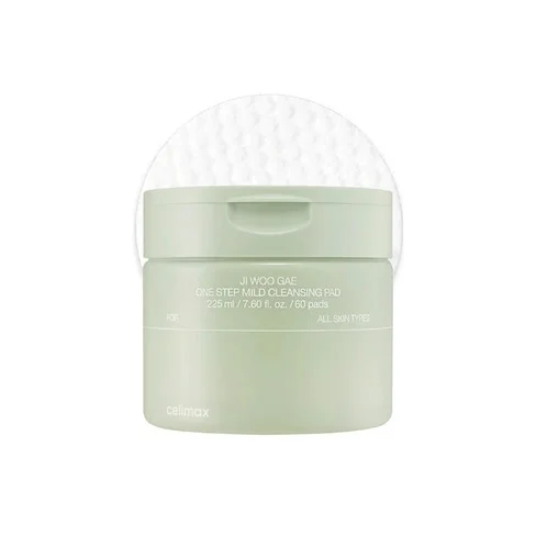 Pads limpiadores Celimax Ji Woo Gae One Step Mild Cleansing - 60 unidades