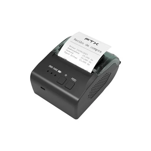 IMPRESORA TERMICA DIRECTA FTX RECIBOS 2" TDR058BT PORTATIL USB/BT