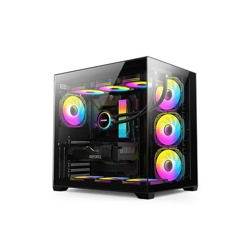 GABINETE GAMER FTX PCC-G07 LATERAL FRONTAL TRANSPARENTE 4 FAN ATX/MATX/ITX