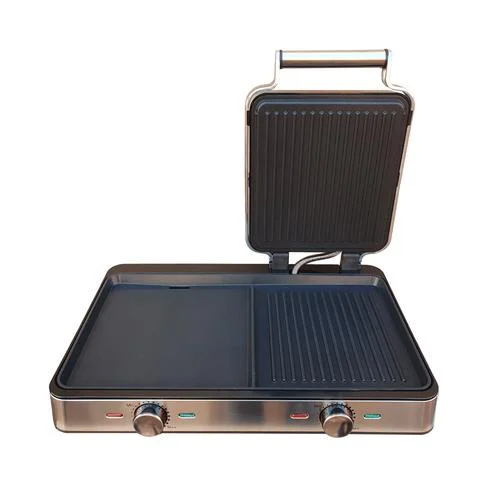 PARRILLA ELECTRICA FTX 2100W 220V GRILL 2 EN 1 EG2-718
