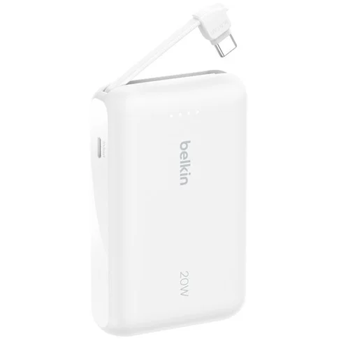 CARGADOR PORTÁTIL BELKIN BOOSTCHARGE 10.000MAH 20W CON CABLE USB-C INTEGRADO BPB021FQBL