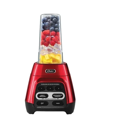Licuadora Oster BLSTPYG1310RBG-053 programas automáticos 1000w + Vaso Blend-N-Go