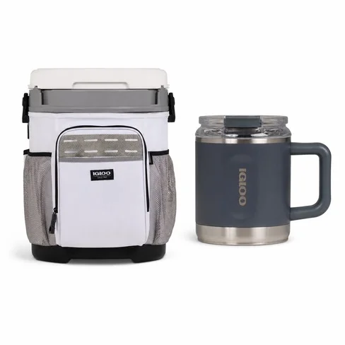 Combo Papá FTX CONSERVADORA IGLOO 19 LITROS BUCKET + TAZA TERMICA IGLOO 450ML P/CAFÉ