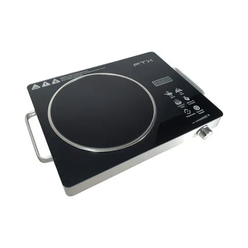 PLACA DE COCINA VITROCERAMICA FTX 3500W 220V DIGITAL/ 1 HORNALLA NEGRO C/SELECTOR FEC-1H