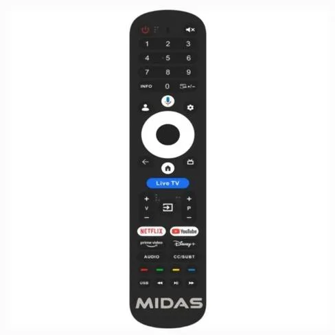 TELEVISOR SMART LED MIDAS 50 PULGADAS MD-XP50GTV UHD 4K GOOGLE TV