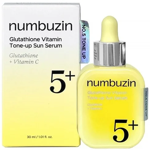 Sérum Protector Solar NUMBUZIN No.5 Glutathione Vitamin Tone-Up Sun Serum - 30ML