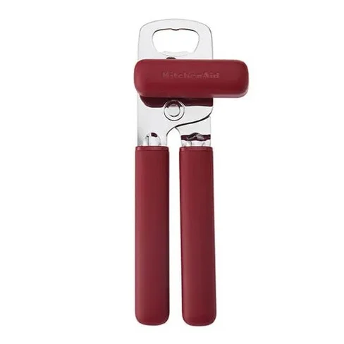 Abrelatas y Abridor de Botellas KitchenAid KHA199OHEREG de Acero Inoxidable 22 cm – Rojo Imperial