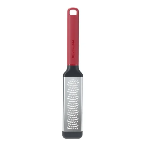 Rallador Zester de Lámina Fina KitchenAid KHA321OHEREG de Acero Inoxidable 30 cm – Rojo Imperial