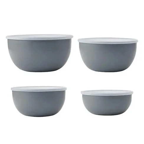 Kit de 4 Tazones de Preparación con Tapa KitchenAid KQG176OSERE Rojo Imperial