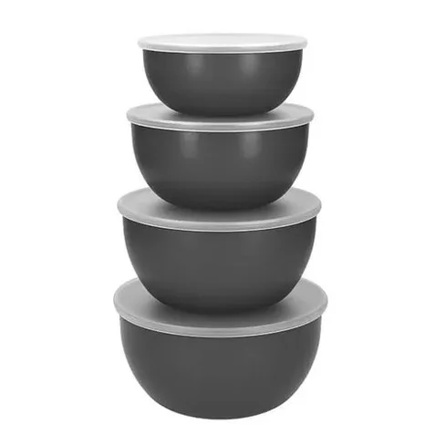 Kit de 4 Tazones de Preparación con Tapa KitchenAid KQG176OSERE Rojo Imperial