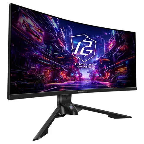 Monitor Gamer curvo 34" Asrock phantom gaming PG34QRT3A 180HZ