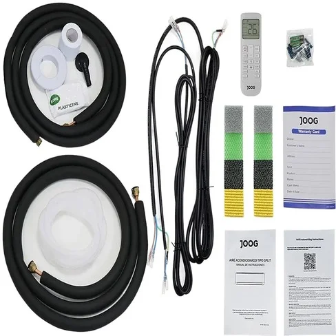 Aire Acondicionado Joog JGS18KB 18000BTU Caliente/Frio WiFi 220V/50Hz con Kit - Negro