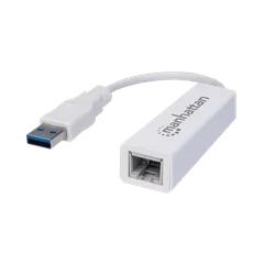 ADAPTADOR USB 3.0/RJ45 506847 10/100/1000 MBPS GIGABIT BLANCO