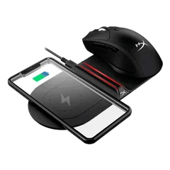 CARGADOR INALAMRICO HYPERX HX-CPBS-A CHARGEPLAY BASE W. QI 15W/USB/NEGRO