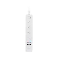 FILTRO DE LINEA NEXXT WIFI NHP-E610 1.8M/4 TOMAS + 4 USB BLANCO