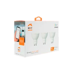 FOCO IOT NEXXT KIT DE 3 BLANCO CALIDA/FRIA 110V 4W MR16 GU10 NHB-W310