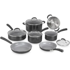 Juego de Ollas Cuisinart 54C-11 Antihaderente Ceramica - 11 Piezas