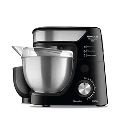 Batidora Mondial Planetaria Premium Inox Black BP-02P-B-TI