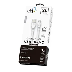 Cable ELG USB a USB Tipo-C 12W - 2 metros
