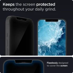 Protector de pantalla para iPhone 12/12 Pro Spigen GLAS.tR Slim HD