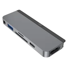 Adaptador Hyper+ Hub 6-en-1 USB-C