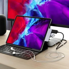 Adaptador Hyper+ Hub 4-en-1 USB-C