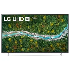 Televisor LG UHD AI ThinQ 75'' UP77 4K Smart TV, α5 AI Processor, Magic Remote