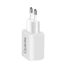 Cargador Quanta carga rapida USB-A QC3.0 y USB-C PD 20W QTCACR2