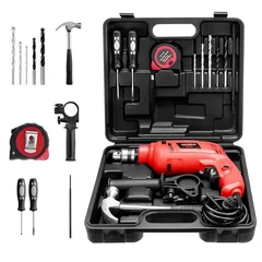 Taladro Mondial 3/8 con kit 600W 10MM NFFI-07M