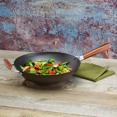 Freidora Wok Cuisinart CSW26-36H 35CM Con Asa Auxiliar Negro