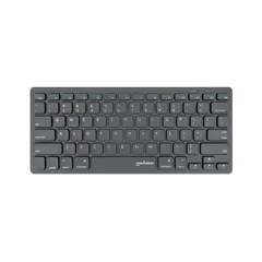 TECLADO WIRELESS MANHATTAN 179935 ULTRA SLIM INGLES NEGRO