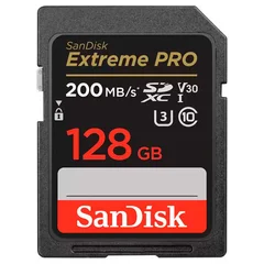 Tarjeta de Memoria SanDisk Extreme PRO 128GB 200 MB/s Class 10