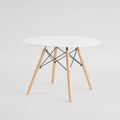 MESA LEVEL REDONDA ESTILO EAMES