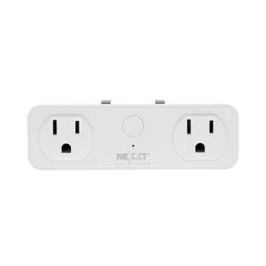 ENCHUFE NEXXT IOT  NHP-D610 2 TOMA + 2 USB BLANCO