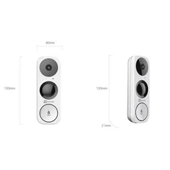 VIDEOPORTERO EZVIZ HD WIFI H.264 2.2MM CS-DB1-A0-1B3WPFR