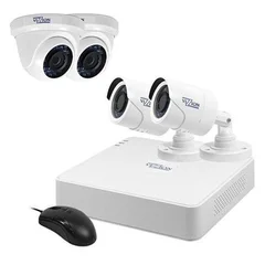 Kit CCTV de Vigilancia Vizzion VZ-KIT0804 8 CH + 4 Cámaras